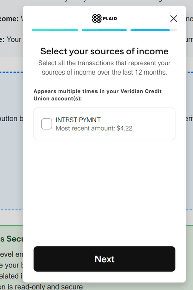 Select transactions